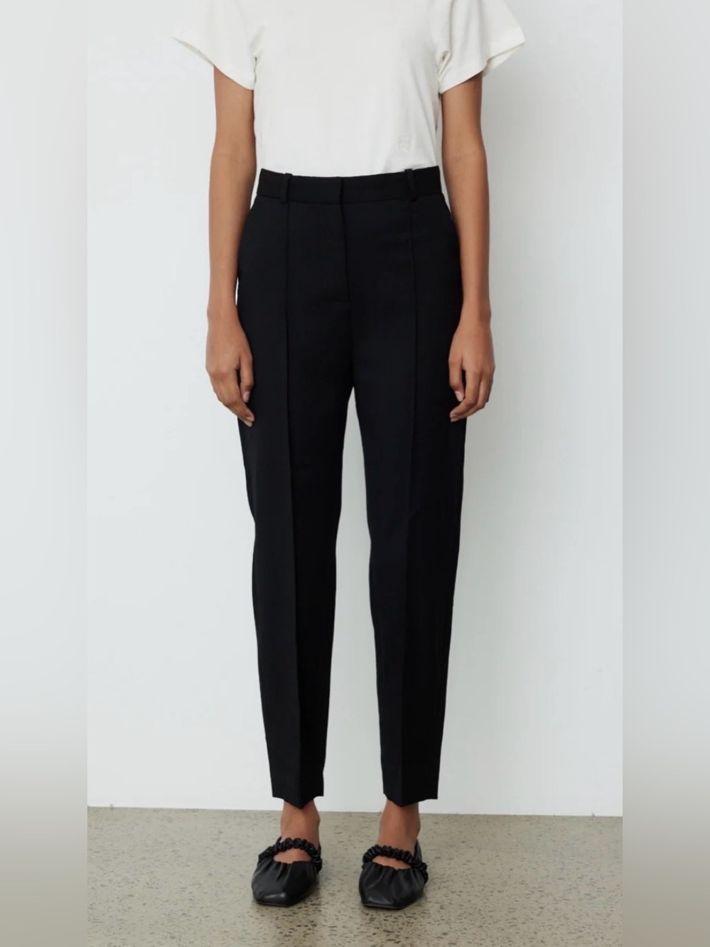 Toteme Sewn Pleat Wool Trousers